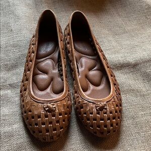 Lucky brand Woven leather Flats size 7.5 medium